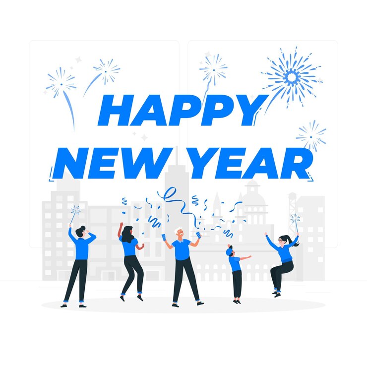 happy new year concept illustration 114360 3828