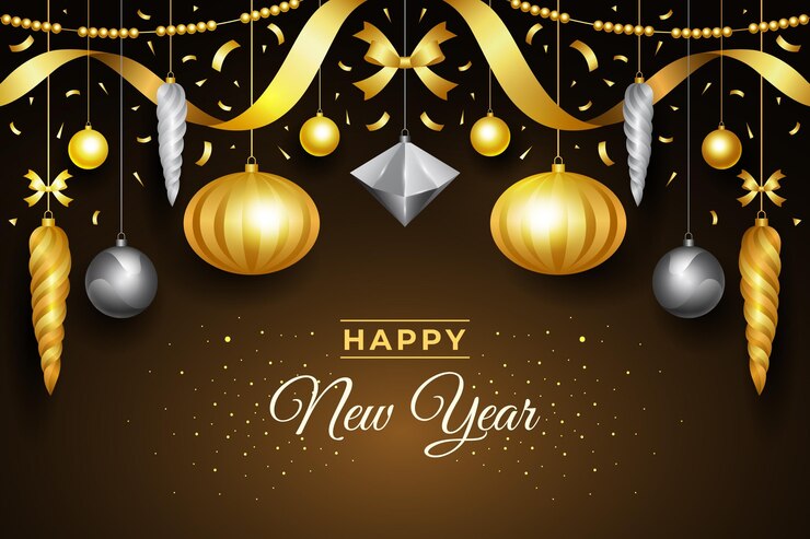 realistic new year background 23 2149164458