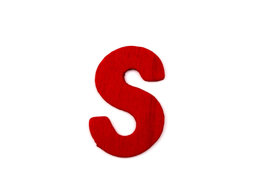 red letter s scaled