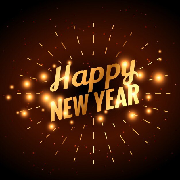 shiny golden new year card 1017 1230