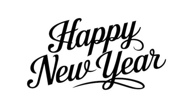 Colorful happy new year greeting image